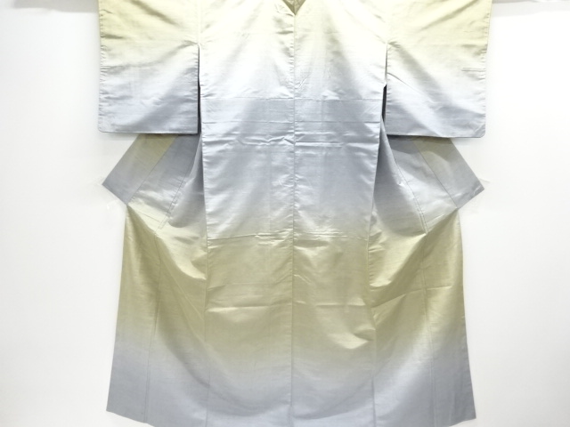 暈し柄手織り紬付け下げ着物